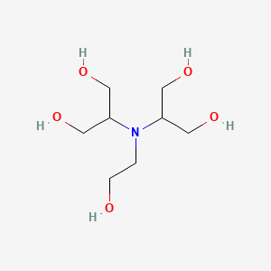 molecular formula C8H19NO5 B14389675 2,2'-[(2-Hydroxyethyl)azanediyl]di(propane-1,3-diol) CAS No. 89969-31-3