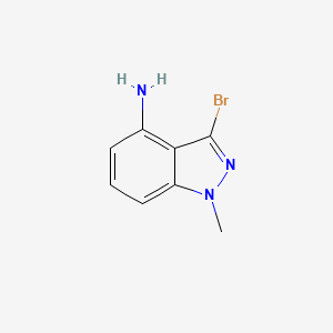 3-Bromo-1-methyl-1H-indazol-4-amine
