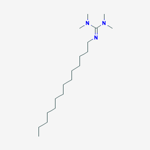 molecular formula C19H41N3 B14389701 N,N,N',N'-Tetramethyl-N''-tetradecylguanidine CAS No. 89610-37-7
