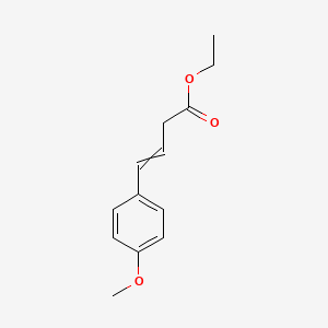 molecular formula C13H16O3 B14389769 Ethyl 4-(4-methoxyphenyl)but-3-enoate CAS No. 89861-42-7