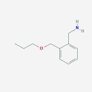 B1438983 [2-(Propoxymethyl)phenyl]methanamine CAS No. 1094720-06-5
