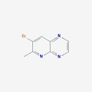 molecular formula C8H6BrN3 B1438998 7-Bromo-6-methylpyrido[2,3-b]pyrazine CAS No. 857203-29-3