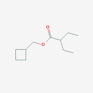 molecular formula C11H20O2 B14390086 Cyclobutylmethyl 2-ethylbutanoate CAS No. 90095-16-2