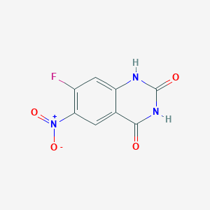 7-Fluoro-6-nitroquinazoline-2,4(1H,3H)-dione