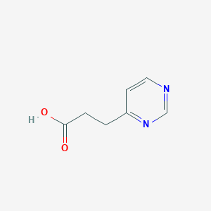 molecular formula C7H8N2O2 B1439017 3-(Pyrimidin-4-yl)propanoic acid CAS No. 819850-17-4
