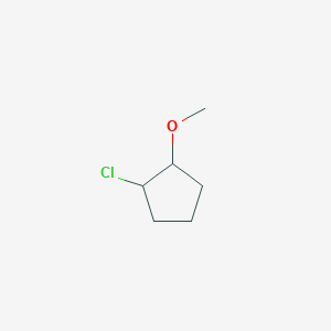 molecular formula C6H11ClO B14390170 1-Chloro-2-methoxycyclopentane CAS No. 88536-50-9