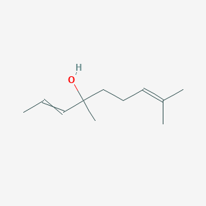molecular formula C11H20O B14390195 4,8-Dimethylnona-2,7-dien-4-ol CAS No. 103983-77-3