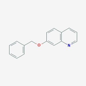 molecular formula C16H13NO B143902 7-Benzyloxyquinoline CAS No. 131802-60-3