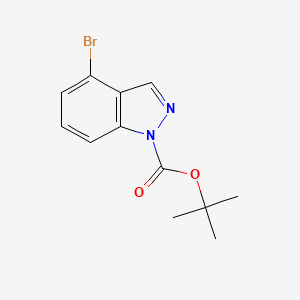 molecular formula C12H13BrN2O2 B1439020 叔丁基 4-溴-1H-吲唑-1-羧酸酯 CAS No. 926922-37-4