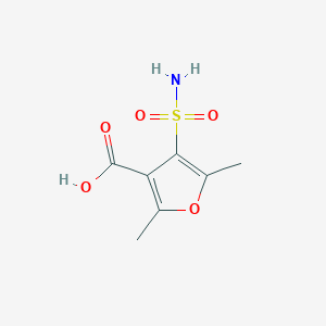 2,5-Dimethyl-4-sulfamoylfuran-3-carboxylic acid