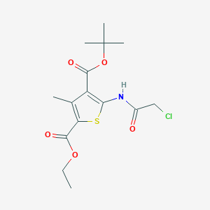 4-Tert-butyl 2-ethyl 5-(2-chloroacetamido)-3-methylthiophene-2,4-dicarboxylate