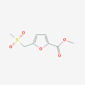 molecular formula C8H10O5S B1439027 Methyl 5-(methanesulfonylmethyl)furan-2-carboxylate CAS No. 1092287-20-1