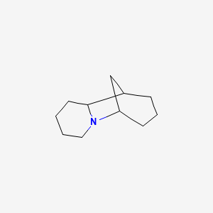 molecular formula C11H19N B14390291 Decahydro-6,10-methanopyrido[1,2-a]azepine CAS No. 90052-09-8