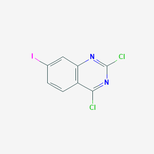 molecular formula C8H3Cl2IN2 B1439031 2,4-Dichloro-7-iodoquinazoline CAS No. 959237-34-4