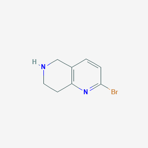2-Bromo-5,6,7,8-tetrahydro-1,6-naphthyridine