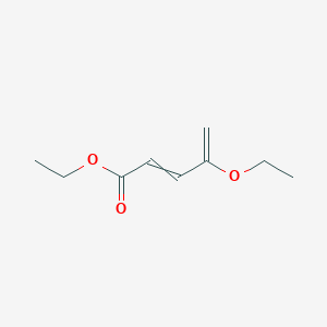 molecular formula C9H14O3 B14390428 Ethyl 4-ethoxypenta-2,4-dienoate CAS No. 89905-58-8