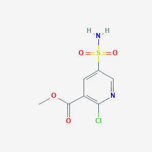 Methyl 2-chloro-5-sulfamoylpyridine-3-carboxylate