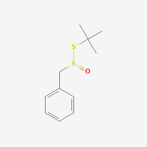 molecular formula C11H16OS2 B14390432 S-Tert-Butyl Phenylmethanesulfinothioate CAS No. 89523-60-4