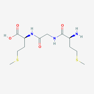 molecular formula C12H23N3O4S2 B1439046 H-Met-Gly-Met-OH CAS No. 14486-10-3