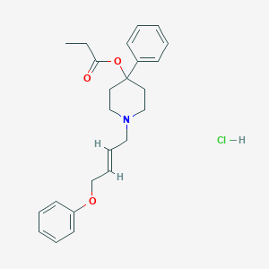 molecular formula C24H30ClNO3 B143905 AB-34 CAS No. 128864-81-3