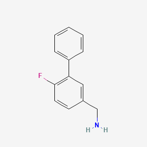 (2-Fluorobiphenyl-5-yl)methanamine