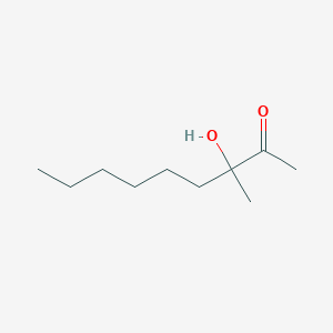 molecular formula C10H20O2 B14390559 3-Hydroxy-3-methylnonan-2-one CAS No. 88630-72-2