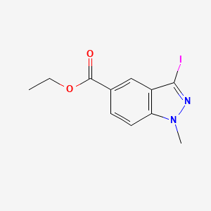 Ethyl 3-iodo-1-methyl-1H-indazole-5-carboxylate