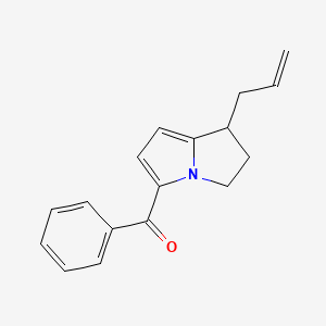 molecular formula C17H17NO B14390619 Phenyl[1-(prop-2-en-1-yl)-2,3-dihydro-1H-pyrrolizin-5-yl]methanone CAS No. 89442-75-1