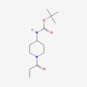 4-(BOC-Amino)-1-propanoylpiperidine