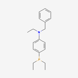 molecular formula C19H26NP B14390669 N-Benzyl-4-(diethylphosphanyl)-N-ethylaniline CAS No. 87981-11-1