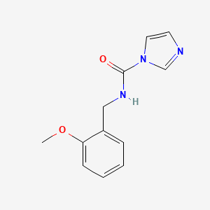 molecular formula C12H13N3O2 B1439072 N-[(2-methoxyphenyl)methyl]-1H-imidazole-1-carboxamide CAS No. 1087792-05-9