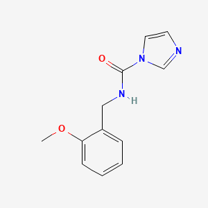 molecular formula C12H13N3O2 B1439072 N-(2-methoxybenzyl)-1H-imidazole-1-carboxamide CAS No. 1087792-05-9