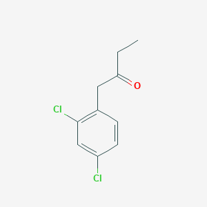 molecular formula C10H10Cl2O B1439074 1-(2,4-Dichlorophenyl)butan-2-one CAS No. 94147-69-0