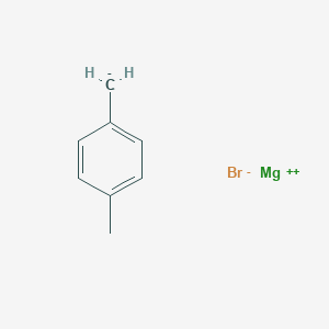molecular formula C8H9BrMg B14390770 Magnesium, bromo[(4-methylphenyl)methyl]- CAS No. 89980-67-6