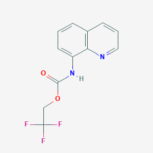 2,2,2-trifluoroethyl N-(quinolin-8-yl)carbamate