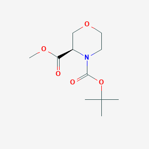 (R)-4-tert-butyl 3-methyl morpholine-3,4-dicarboxylate