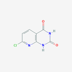 molecular formula C7H4ClN3O2 B1439081 7-chloropyrido[2,3-d]pyrimidine-2,4(1H,3H)-dione CAS No. 938443-19-7