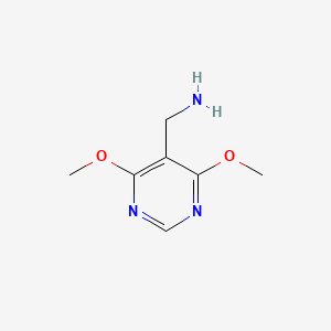 molecular formula C7H11N3O2 B1439084 4,6-Dimethoxypyrimidin-5-methylamine CAS No. 1118786-90-5