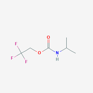 molecular formula C6H10F3NO2 B1439085 2,2,2-trifluoroethyl N-(propan-2-yl)carbamate CAS No. 1027616-97-2