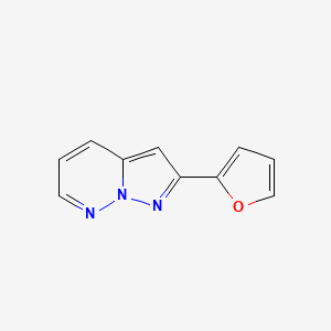 molecular formula C10H7N3O B14390892 2-(Furan-2-yl)pyrazolo[1,5-b]pyridazine CAS No. 88561-92-6
