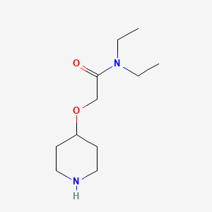 N,N-Diethyl-2-(4-piperidinyloxy)-acetamide