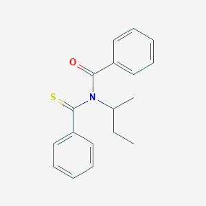 molecular formula C18H19NOS B14390932 N-(Benzenecarbothioyl)-N-(butan-2-yl)benzamide CAS No. 89873-86-9