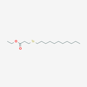 molecular formula C16H32O2Te B14390966 Ethyl 3-(undecyltellanyl)propanoate CAS No. 88116-33-0