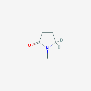 molecular formula C5H9NO B014391 1-Methylpyrrolidinone-5,5,-d2 CAS No. 128991-09-3