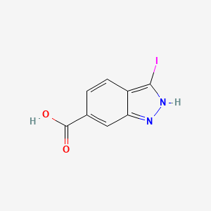 3-Iodo-1H-indazole-6-carboxylic acid