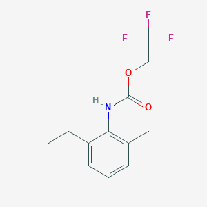 2,2,2-Trifluoroethyl 2-ethyl-6-methylphenylcarbamate
