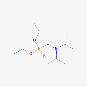 molecular formula C11H26NO3P B14391171 Phosphonic acid, [[bis(1-methylethyl)amino]methyl]-, diethyl ester CAS No. 89435-70-1