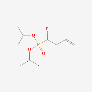 molecular formula C10H20FO3P B14391258 Dipropan-2-yl (1-fluorobut-3-en-1-yl)phosphonate CAS No. 88292-87-9