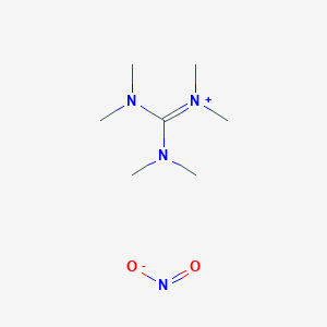 molecular formula C7H18N4O2 B14391329 Bis(dimethylamino)-N,N-dimethylmethaniminium nitrite CAS No. 89621-99-8