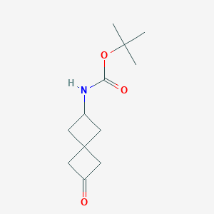 molecular formula C12H19NO3 B1439133 tert-Butyl (6-oxospiro[3.3]heptan-2-yl)carbamate CAS No. 1118786-86-9